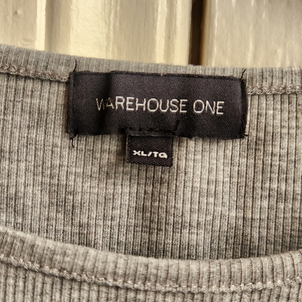 Warehouse One - Ribbed Long Sleeve Tee - Picture 3 of 4